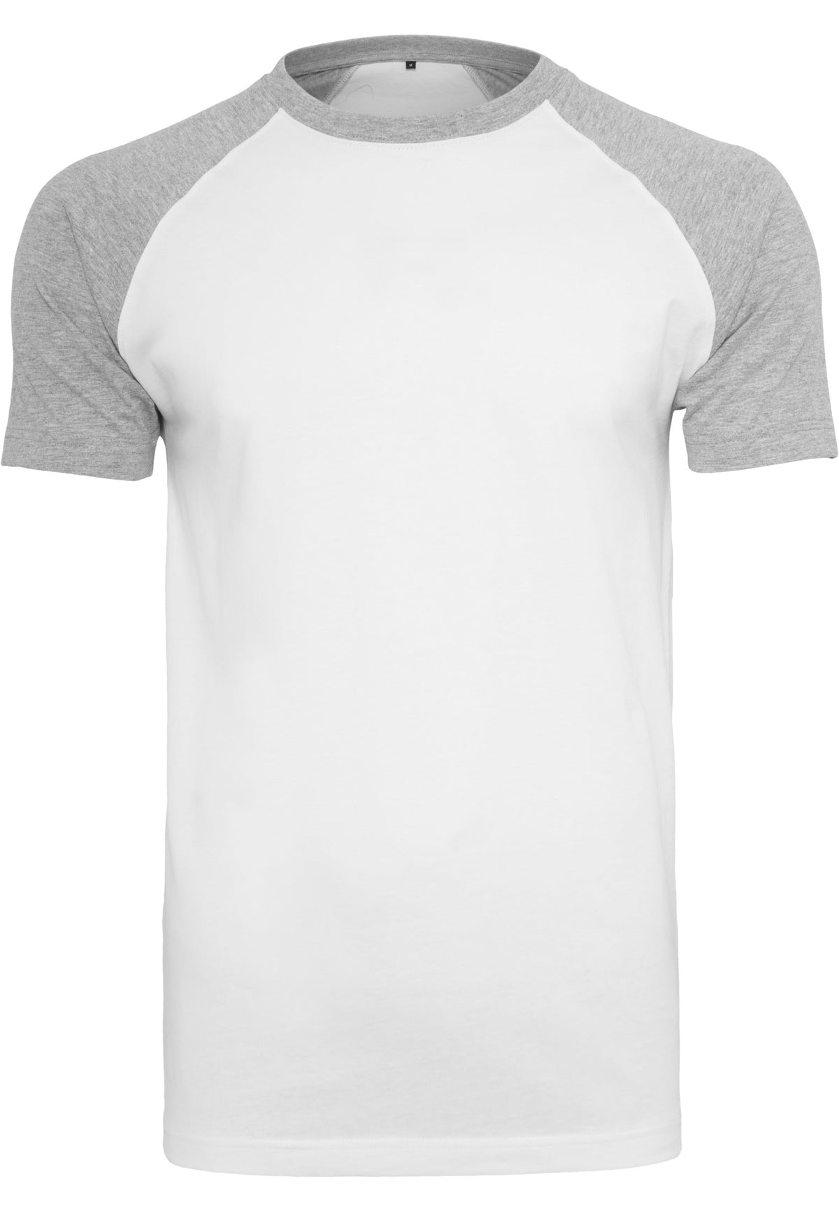Raglan Contrast Tee White / Heather Grey – Produktansicht