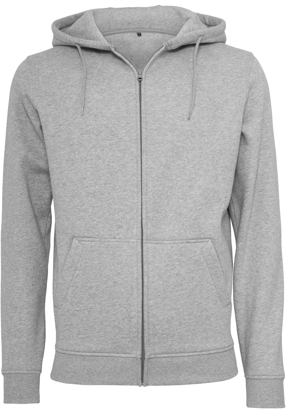 Heavy Zip Hoody Heather Grey – Produktansicht