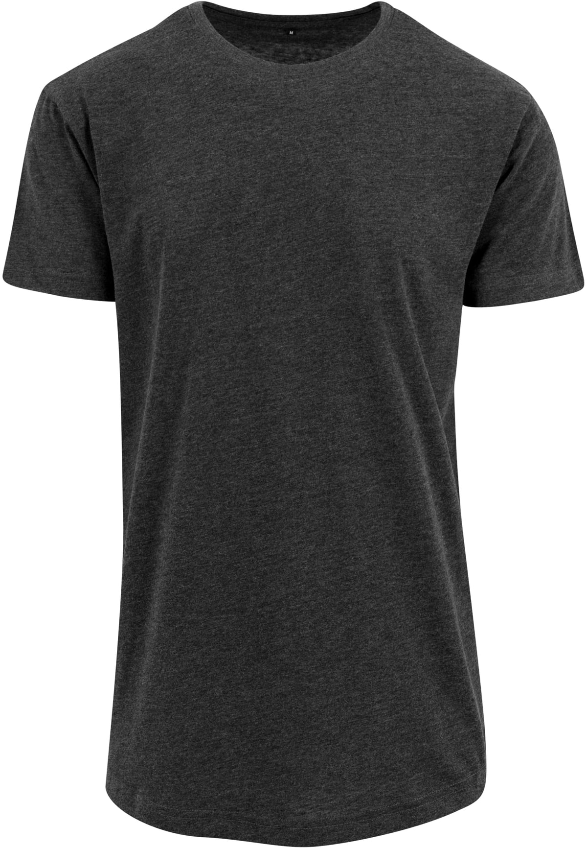 Shaped Long Tee Charcoal (Heather) – Produktansicht
