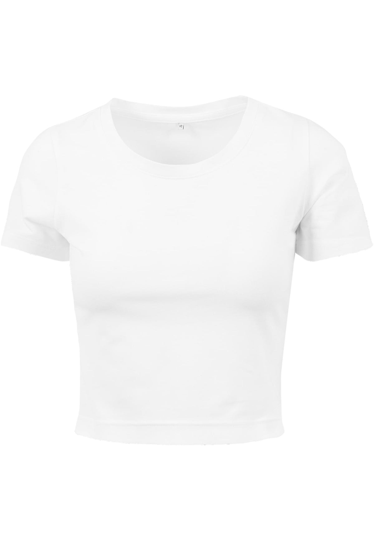 Ladies` Cropped Tee White – Produktansicht