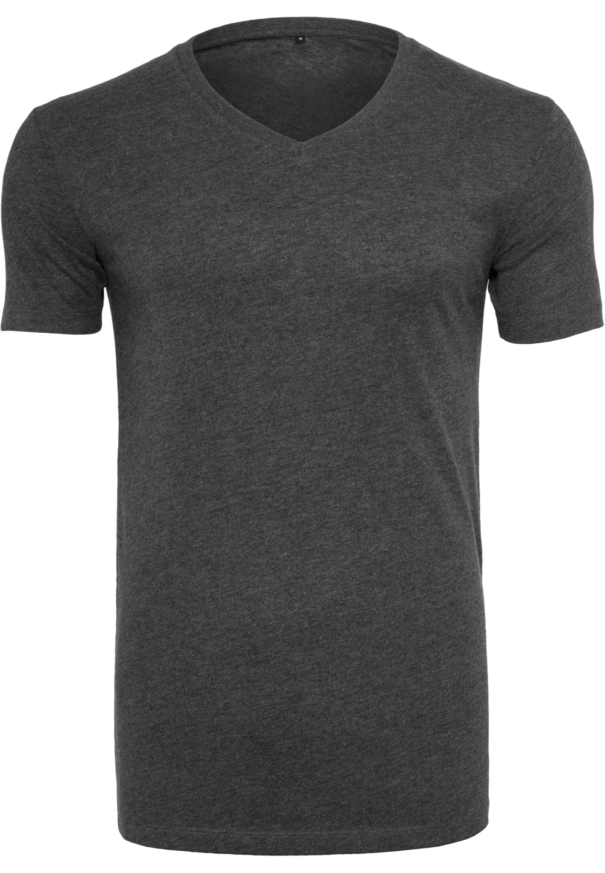 Light T-Shirt V-Neck Charcoal (Heather) – Produktansicht