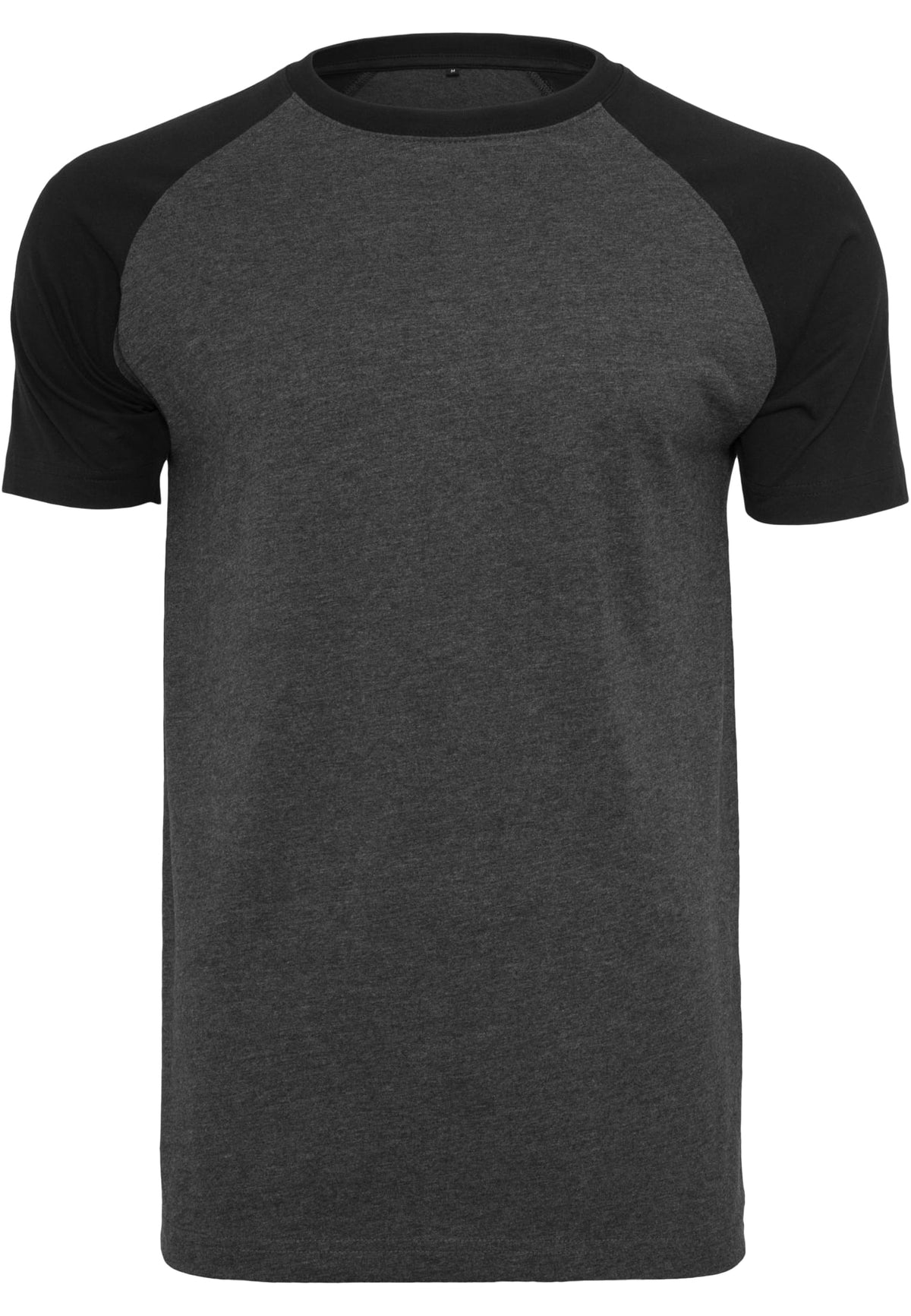 Raglan Contrast Tee Charcoal (Heather) / Black – Produktansicht