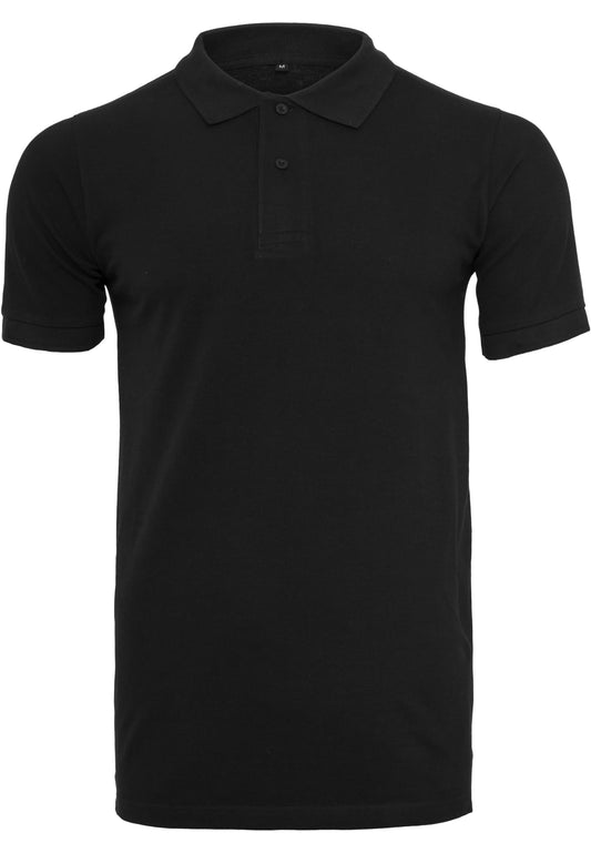Polo Piqué Shirt Black – Produktansicht