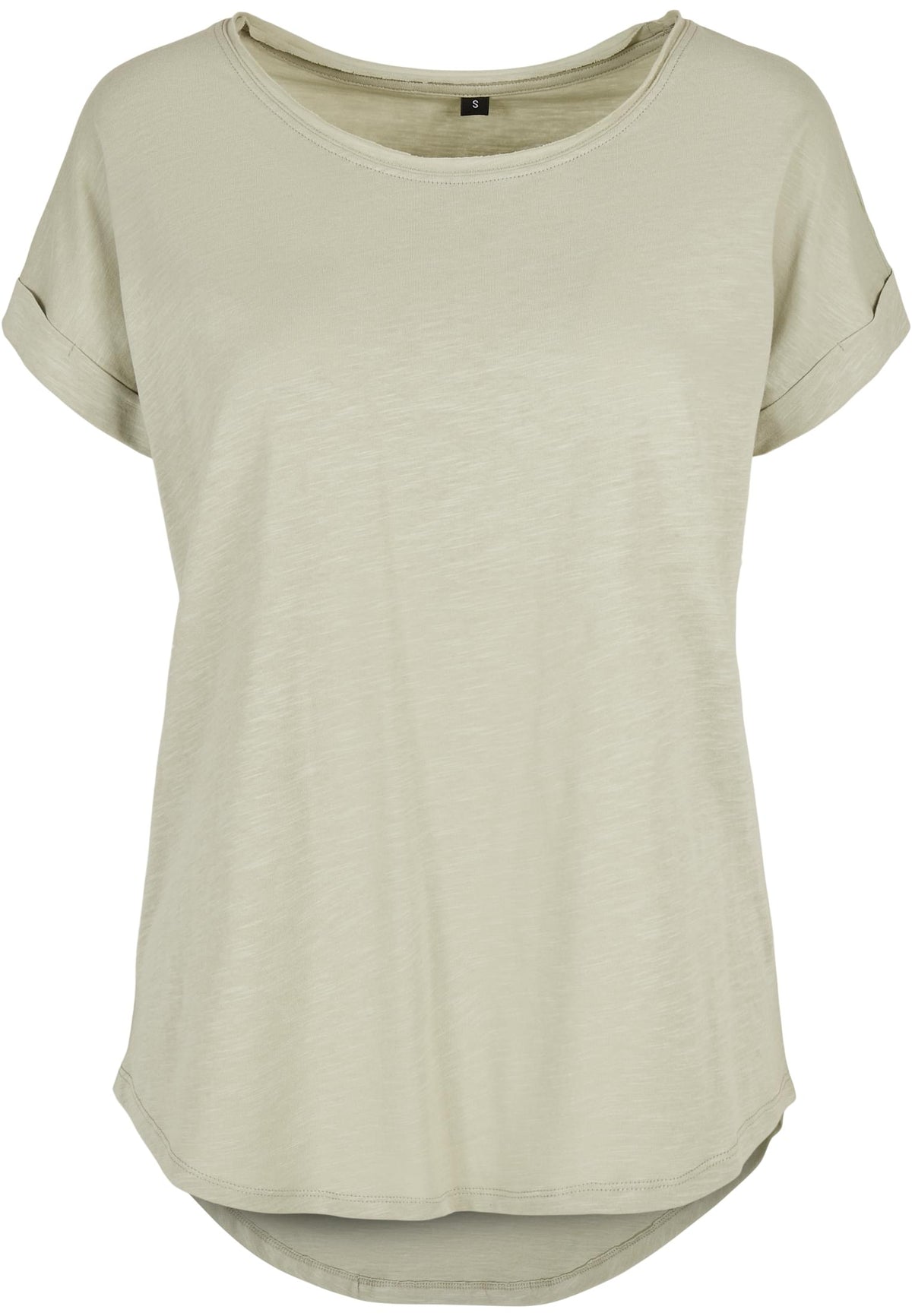 Ladies` Long Slub Tee Soft Salvia – Produktansicht