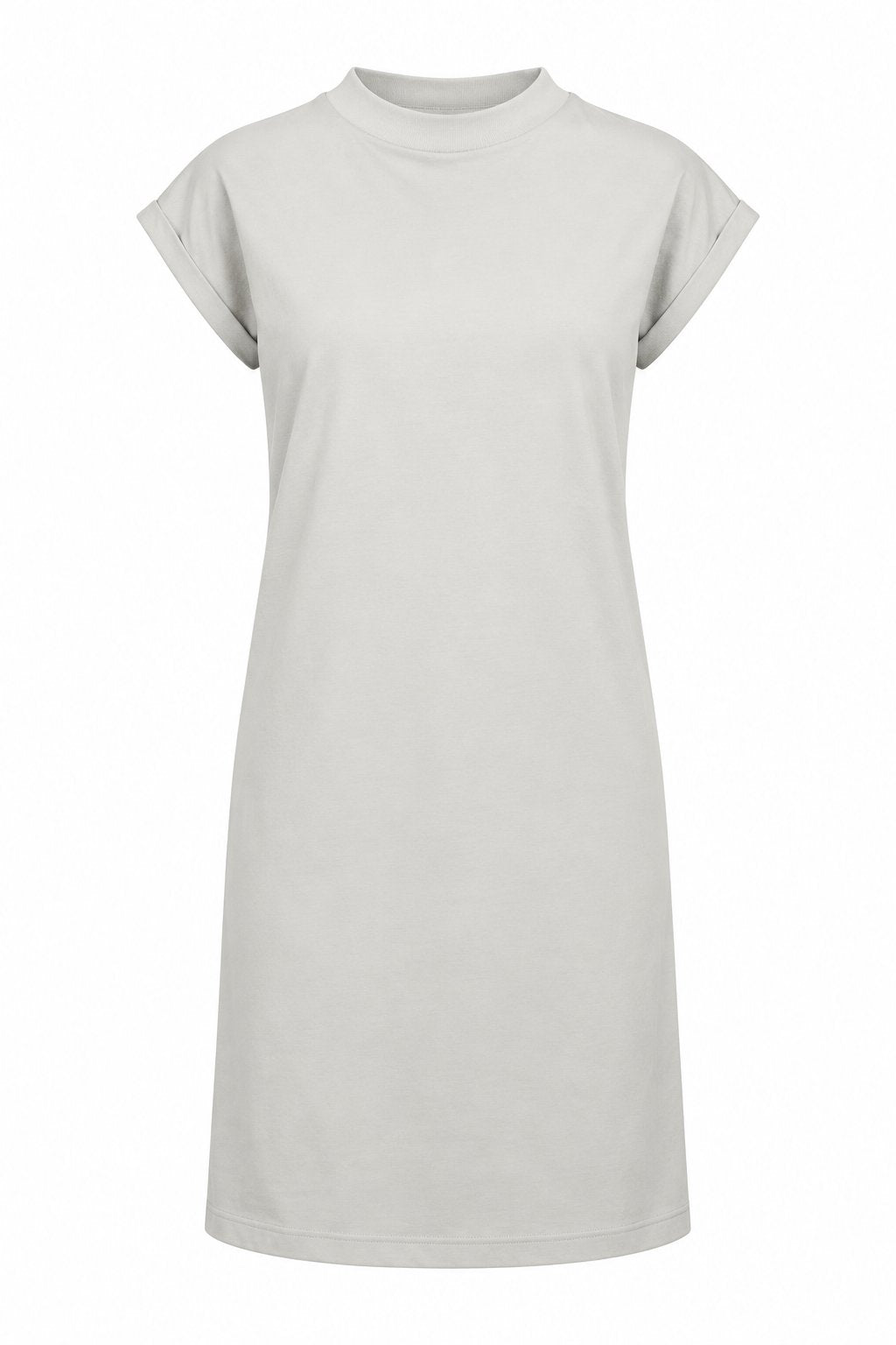 Ladies Turtle Extended Shoulder Dress Light Asphalt – Produktansicht