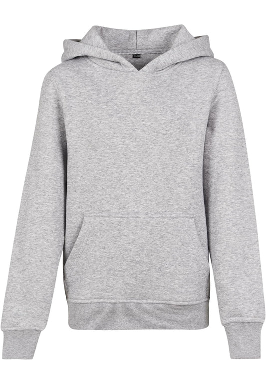 Basic Kids Hoody Heather Grey – Produktansicht