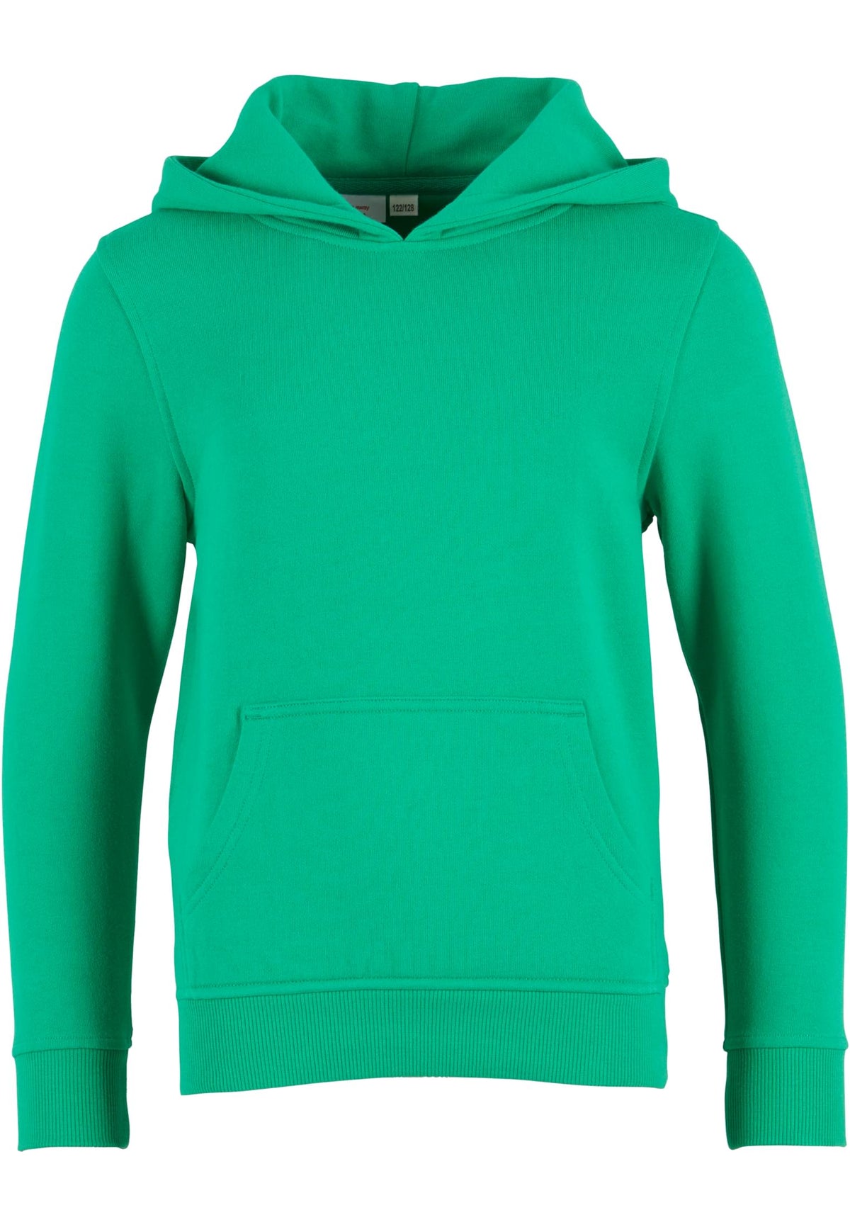 Kids´ Organic Basic Hoody Grass Green – Produktansicht