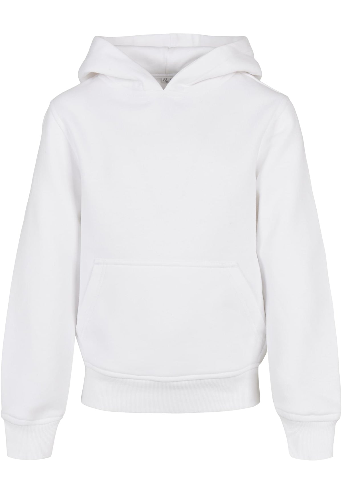 Kids´ Organic Basic Hoody White – Produktansicht