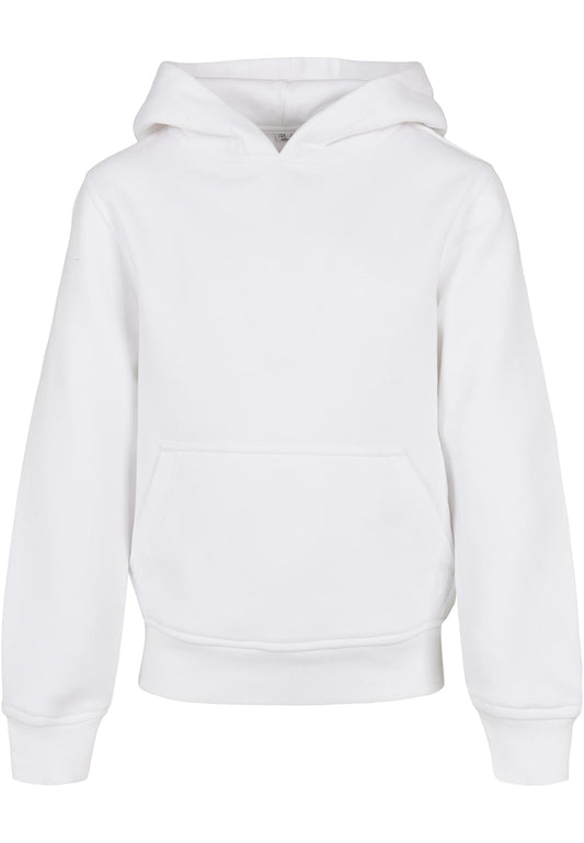 Kids´ Organic Basic Hoody White – Produktansicht