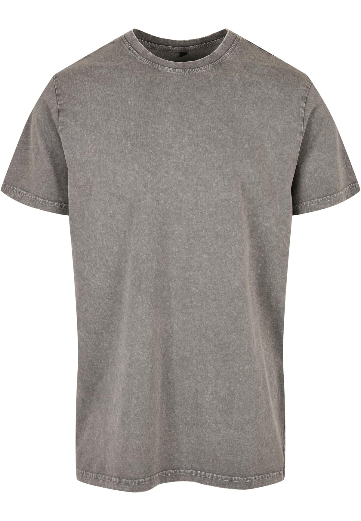 Acid Washed Round Neck Tee Asphalt – Produktansicht