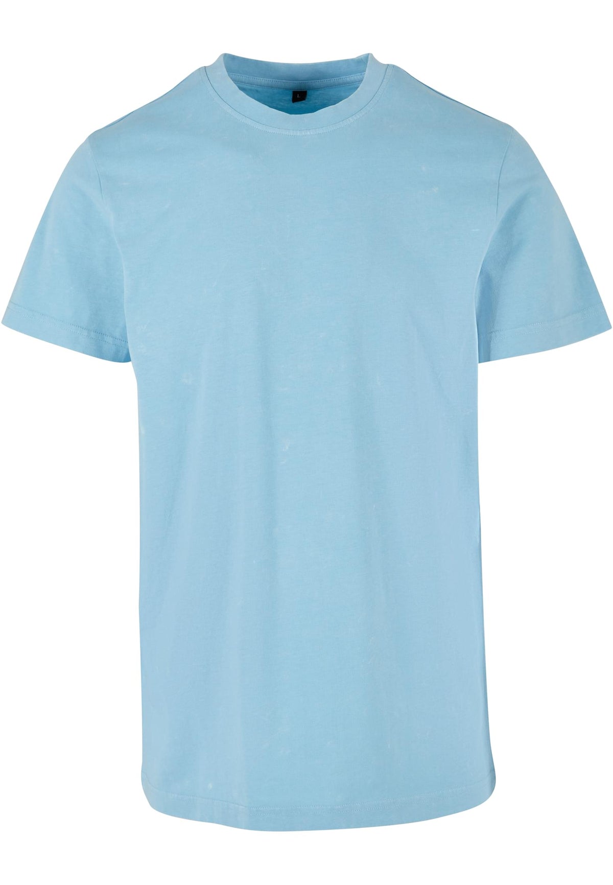 Acid Washed Round Neck Tee Baltic Blue – Produktansicht