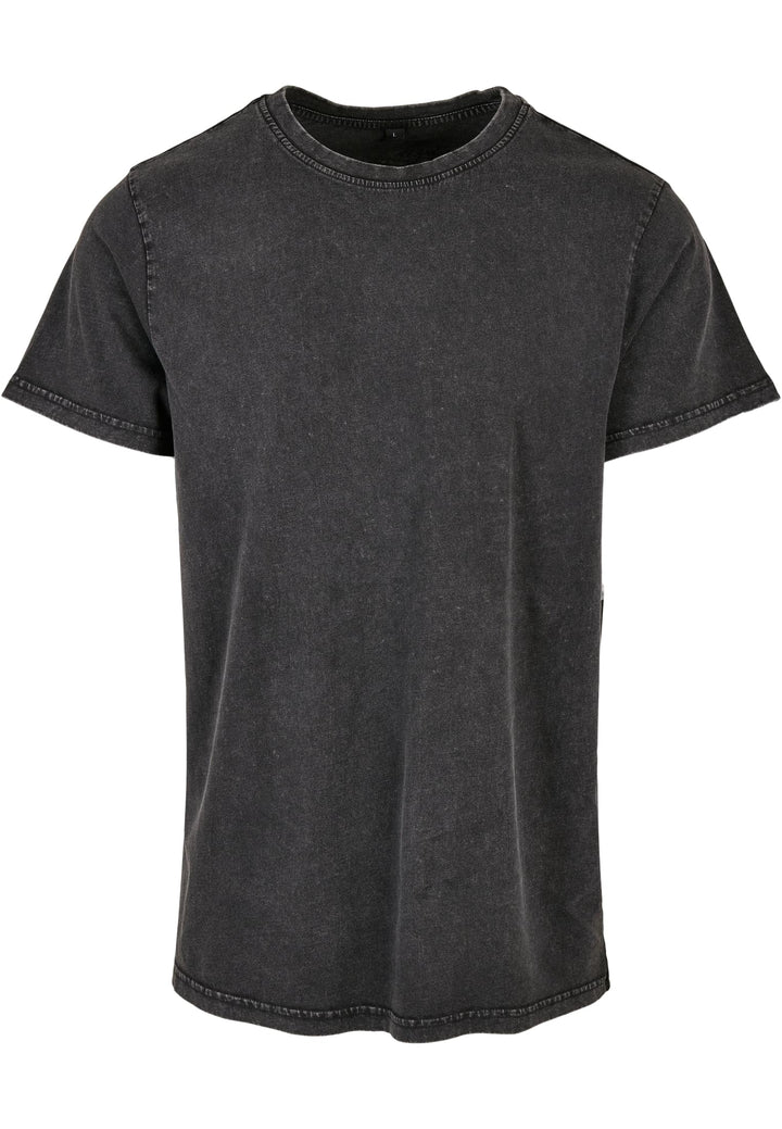 PAYFS Blackletter Acid Washed Round Neck Tee