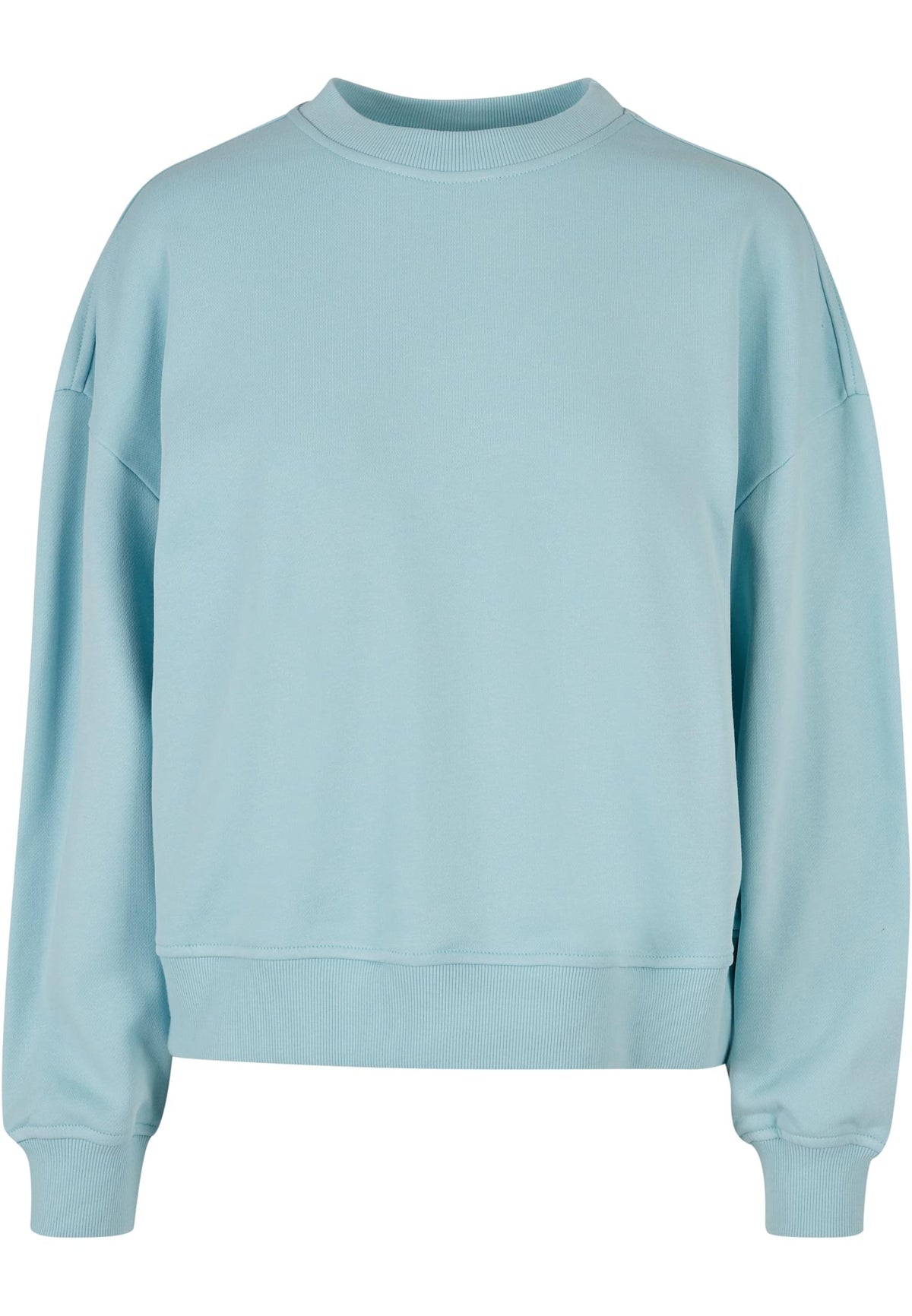 Ladies Oversized Crewneck Sweatshirt Ocean Blue – Produktansicht
