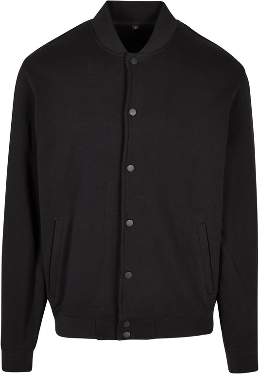 Men´s Heavy Tonal College Jacket Black – Produktansicht