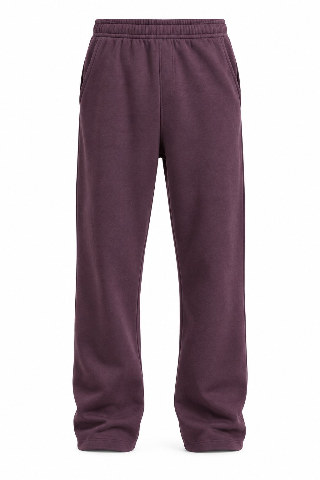 Fluffy Track Sweatpants Plum Purple – Produktansicht