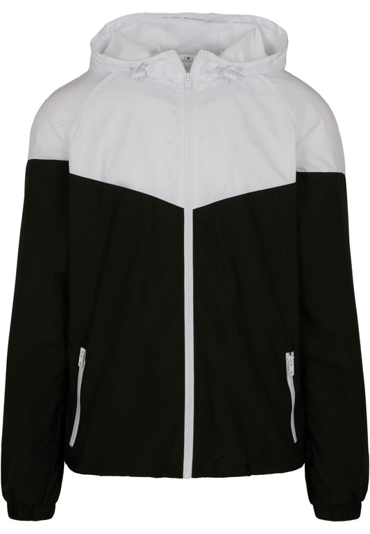 2-Tone Tech Windrunner Black / White – Produktansicht