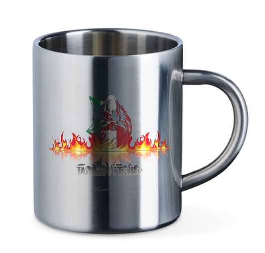 Team Vitale Edelstahl Tasse