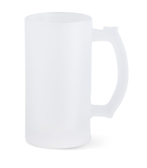 Bierkrug aus Glas