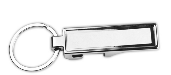 Metall-Schlüsselanhänger mit Flaschenöffner