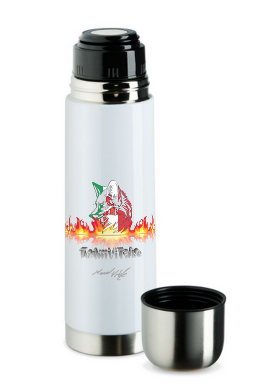 Team Vitale Edelstahl-Thermosflasche
