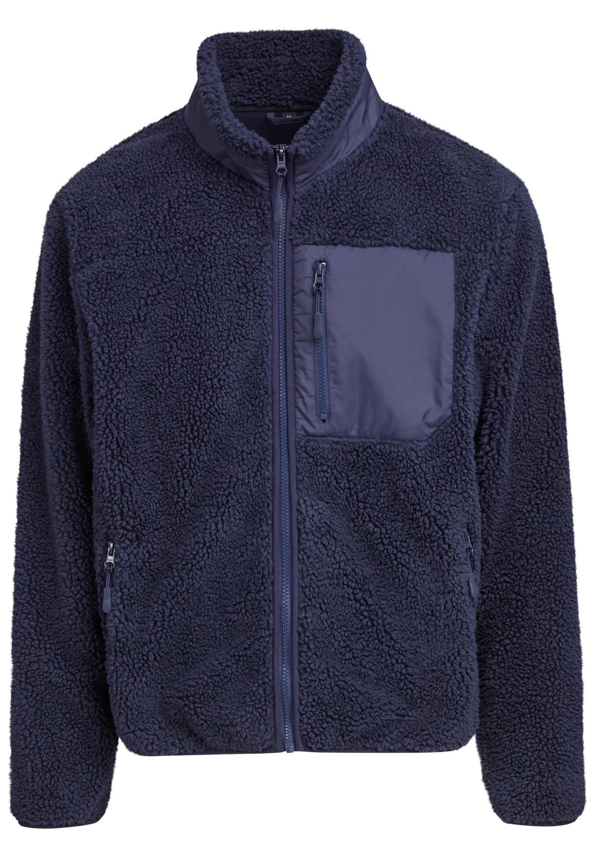 Bonded Sherpa Jacket Navy – Produktansicht