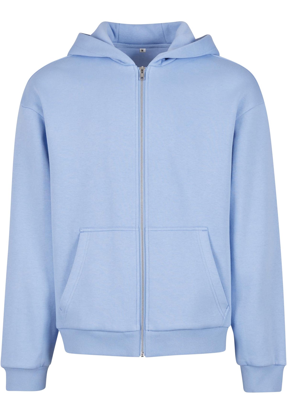 Fluffy Zip Hoody Powder Blue – Produktansicht