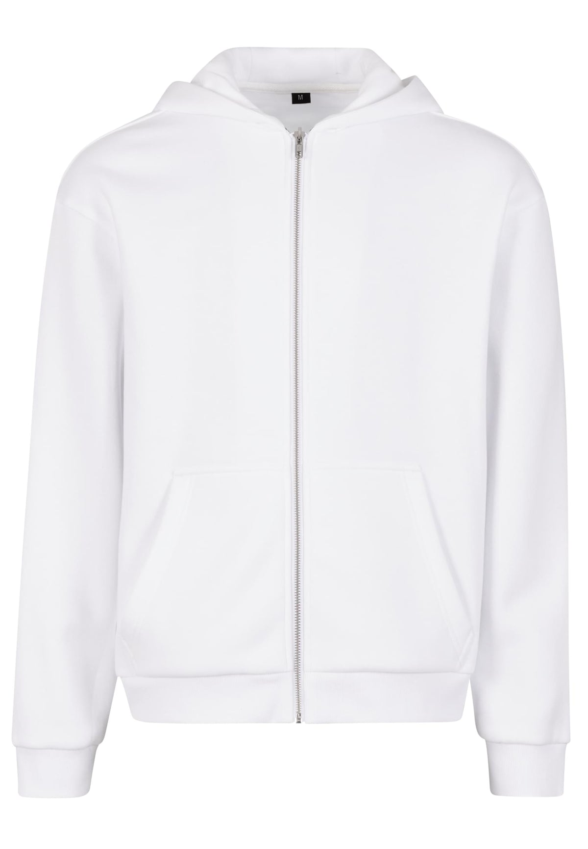 Fluffy Zip Hoody White – Produktansicht