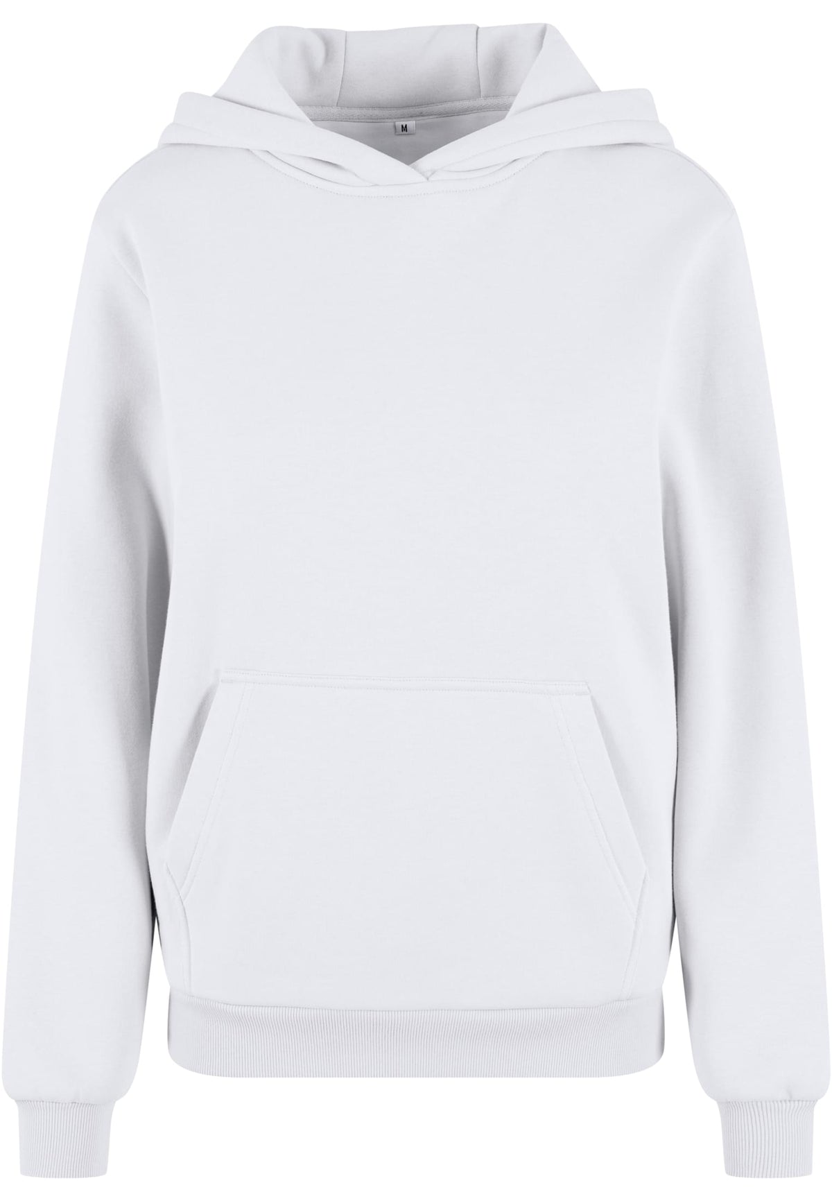 Ladies Fluffy Hoody White – Produktansicht