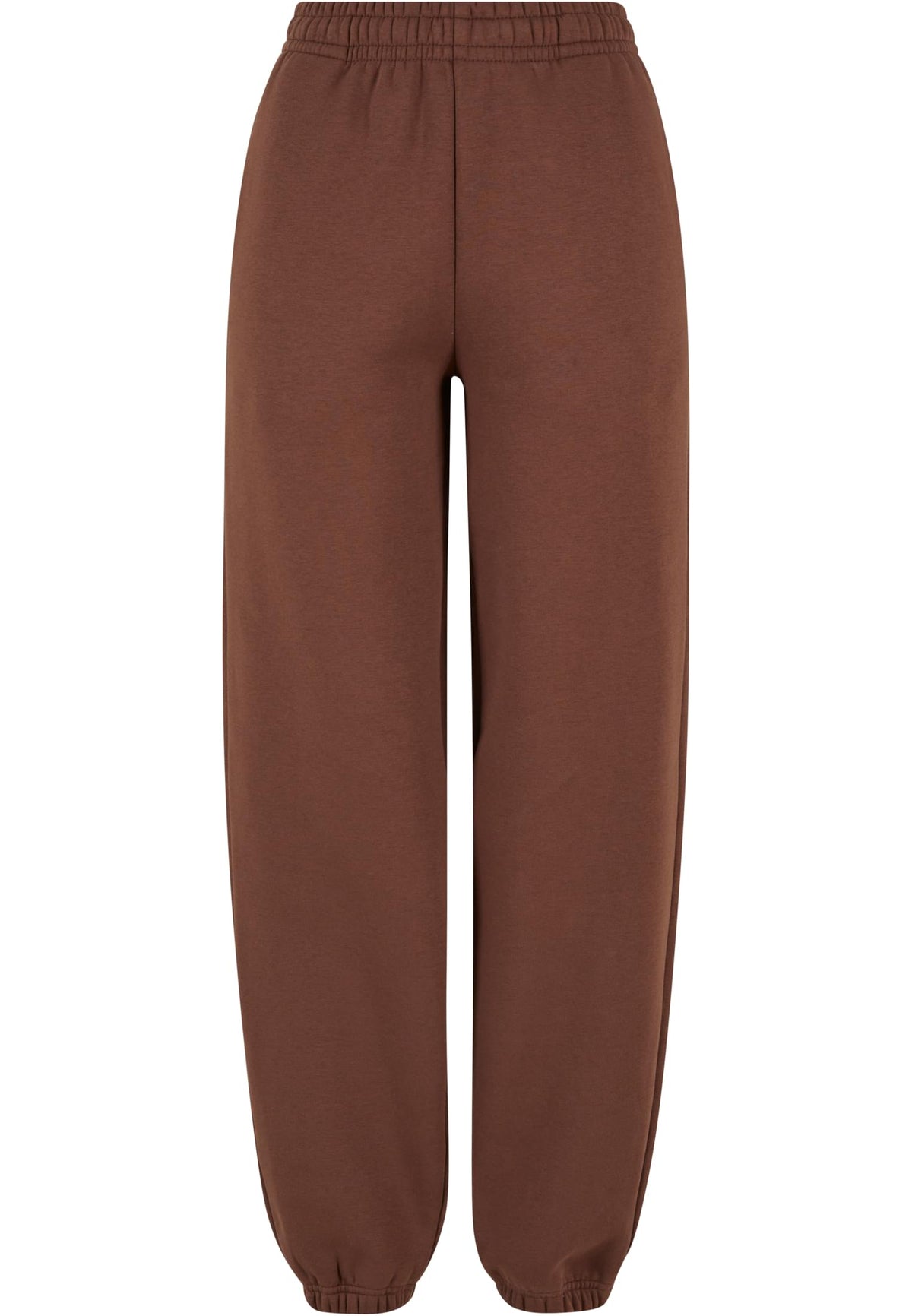 Ladies Fluffy Sweatpants Chocoloate Brown – Produktansicht