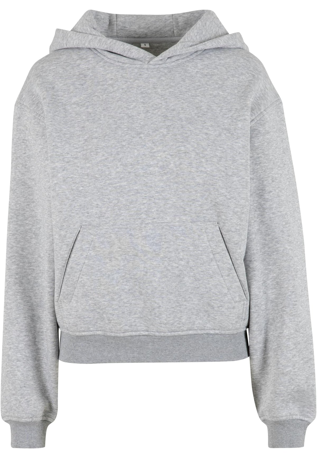 Ladies Loose Fit Hoody Heather Grey – Produktansicht