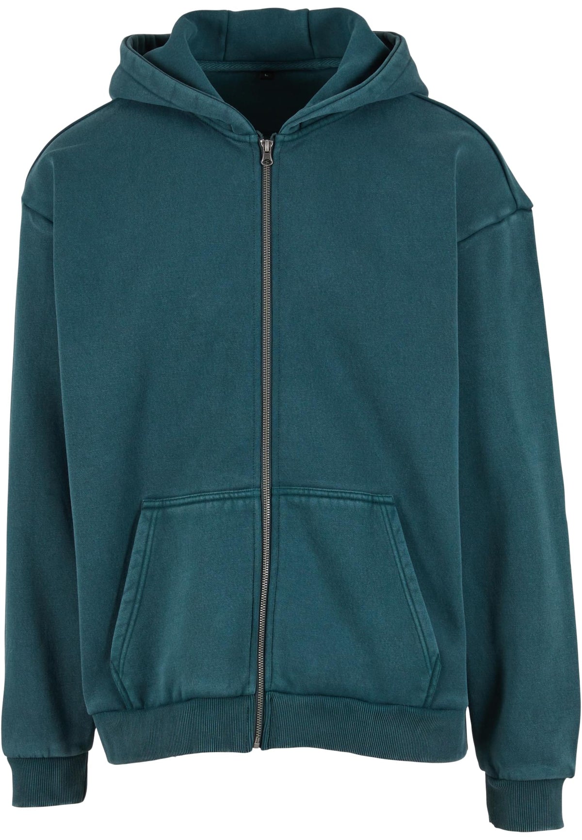 Vintage Heavy Zip Hoodie Bottle Green – Produktansicht