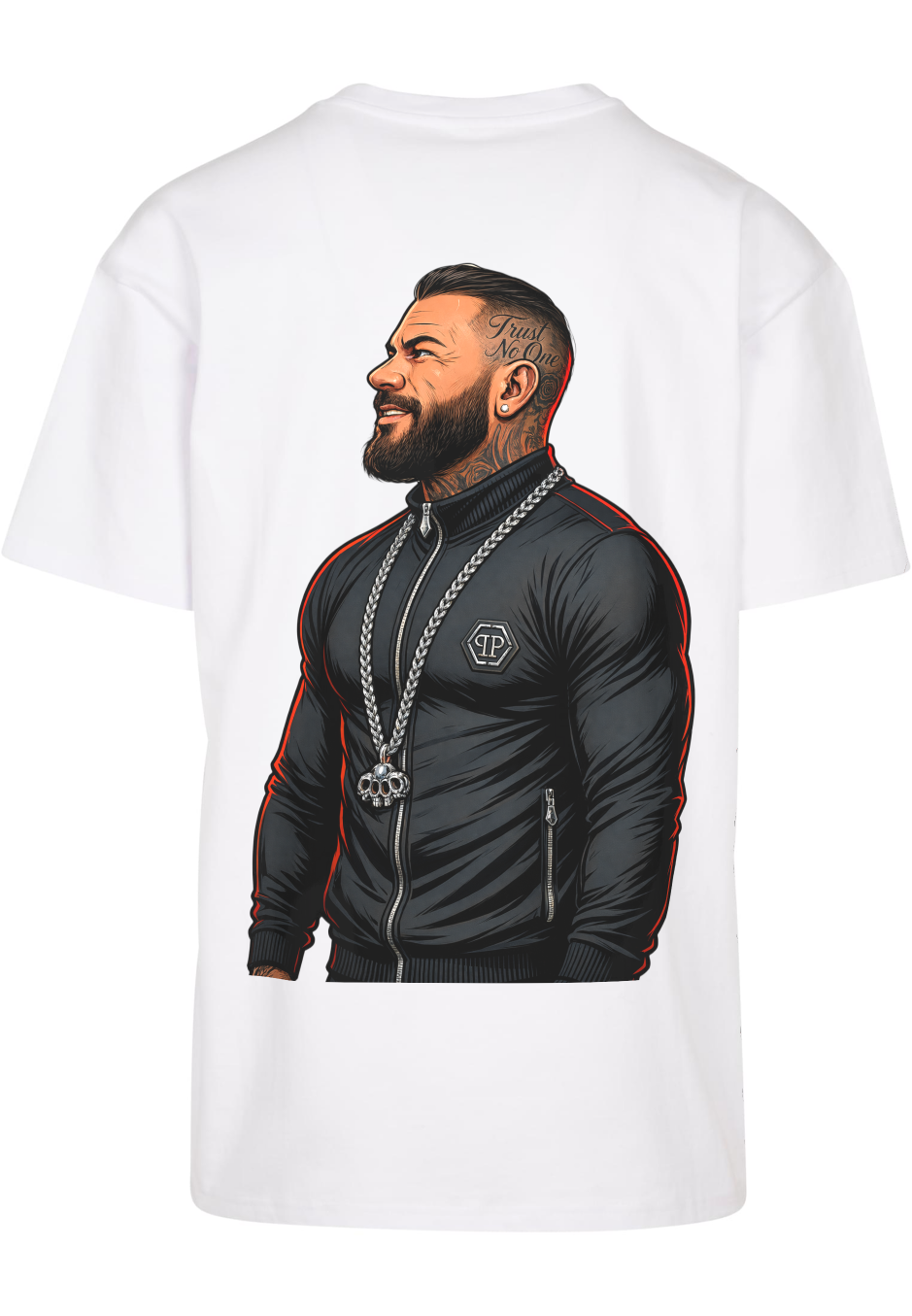 Trust No One Oversize Shirt Men