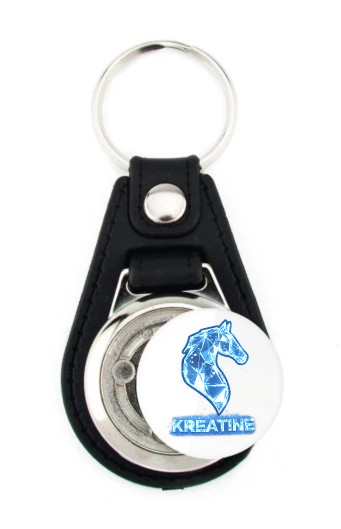 Kreatine Schlüsselanhänger