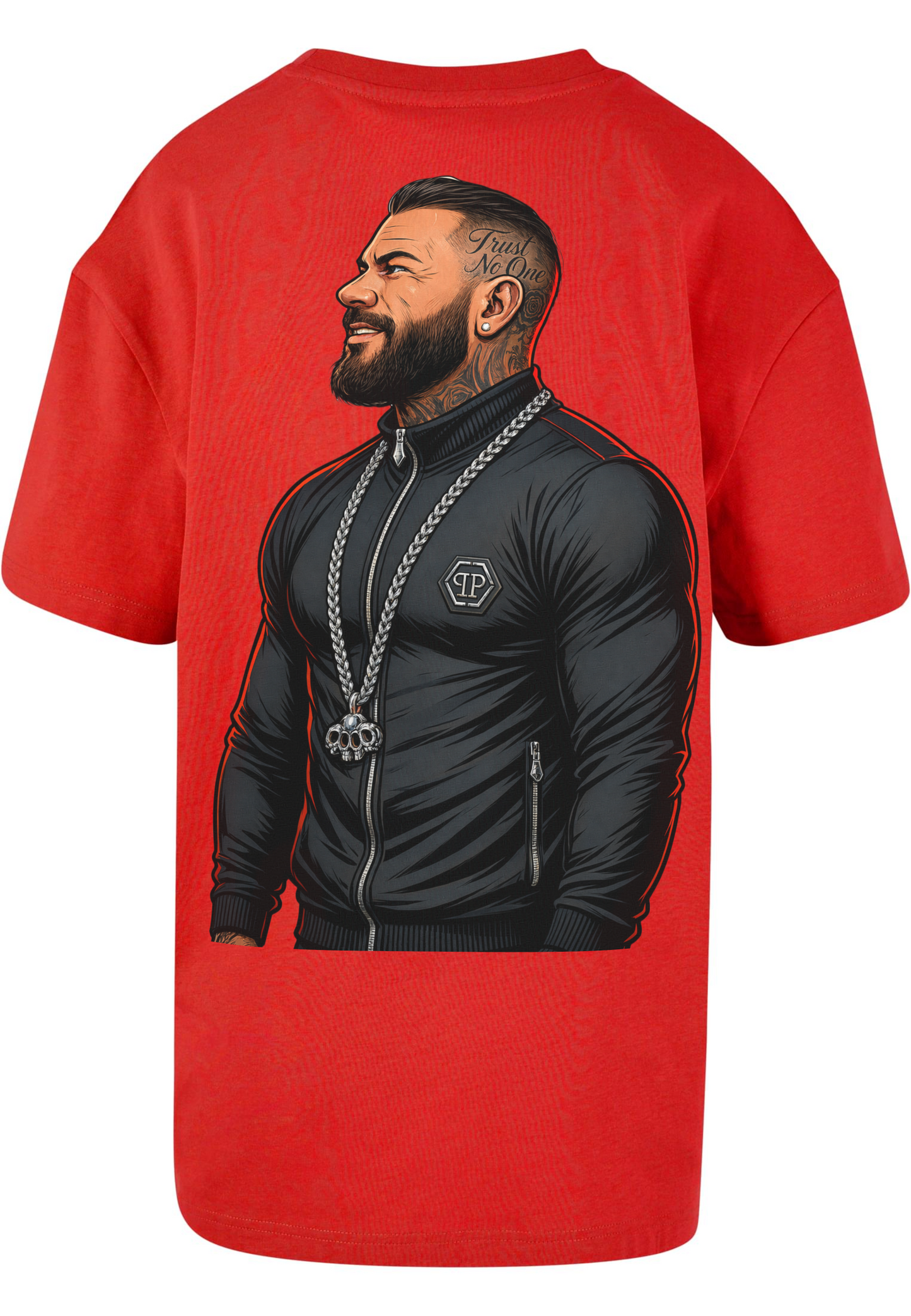 Trust No One Oversize Shirt Damen